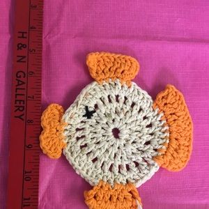 Dishcloths “Fabulous Fish” Design Crochet New Handmade choose 3/$21